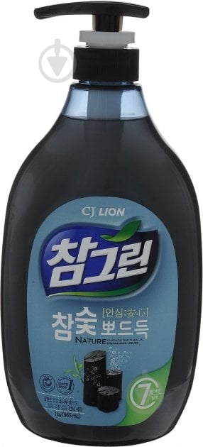 Средство для ручного мытья посуды LION KOREA Древесный уголь 0,96 л - фото 1 Средство для ручного мытья посуды LION KOREA Древесный уголь 0,96 л - фото 1