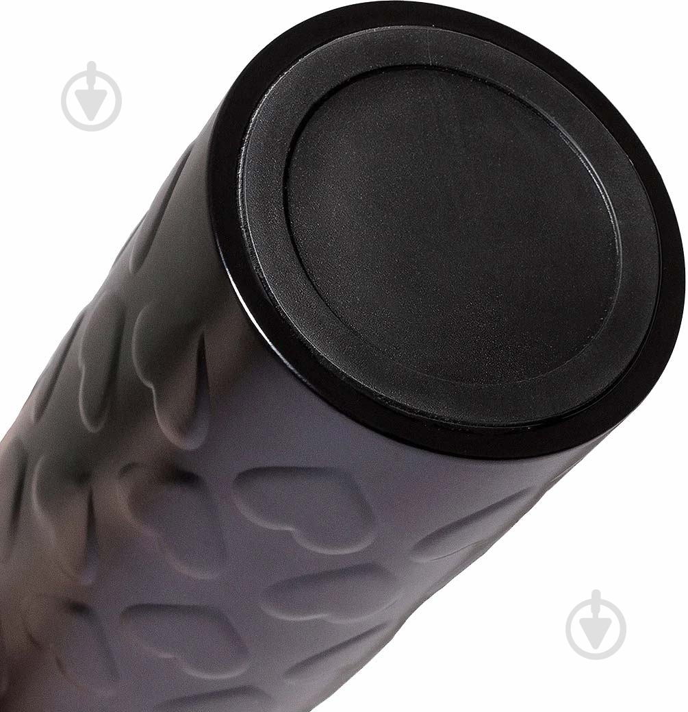 Термочашка YES Black Heart 420 мл 707335 - фото 3