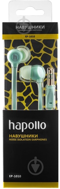 Наушники Hapollo EP-1010 mint - фото 3