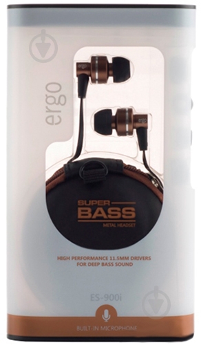 Гарнитура Ergo ES-900i bronze - фото 2