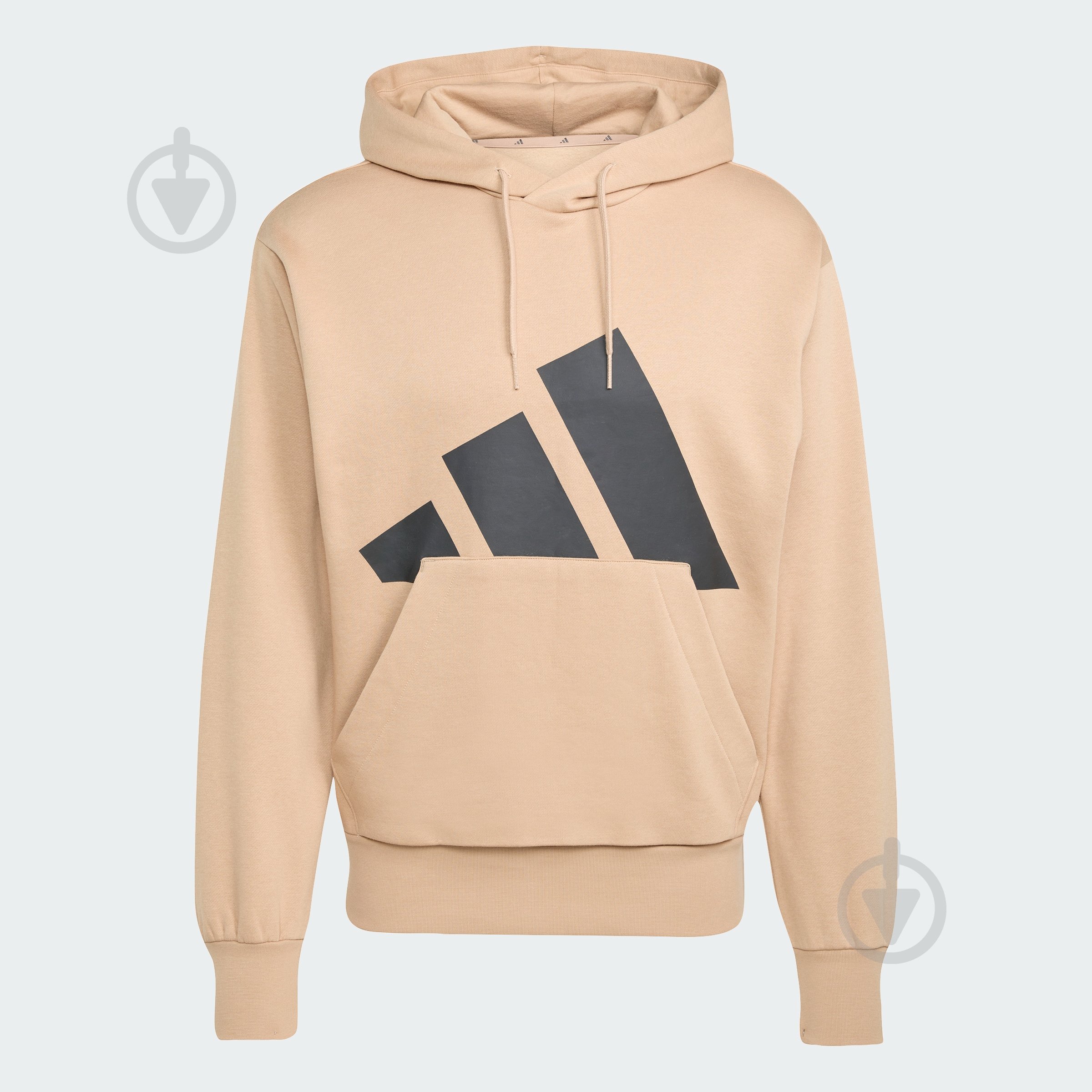 Худі Adidas M BL FL HD JX3258 р.S бежевий - фото 1