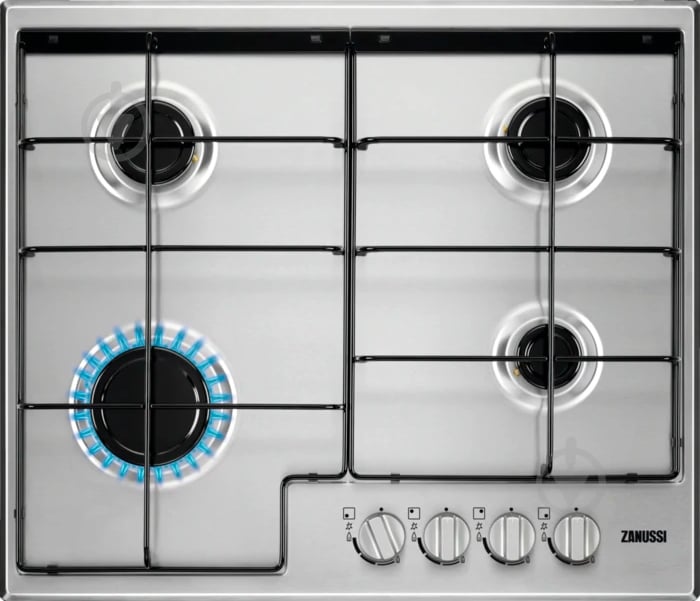 Варочная поверхность газовая Zanussi GPZ262SS - фото 1 Варочная поверхность газовая Zanussi GPZ262SS - фото 1