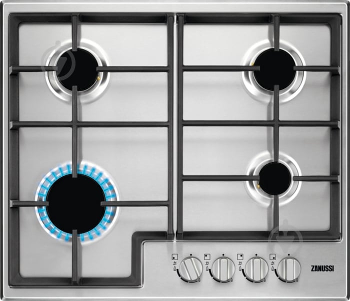 Варочная поверхность газовая Zanussi GPZ263SS - фото 1