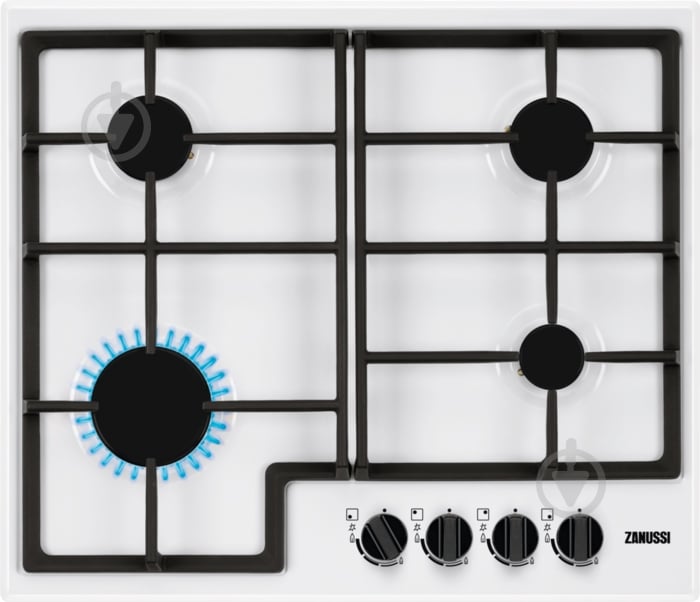 Варочная поверхность газовая Zanussi GPZ263SW - фото 1 Варочная поверхность газовая Zanussi GPZ263SW - фото 1