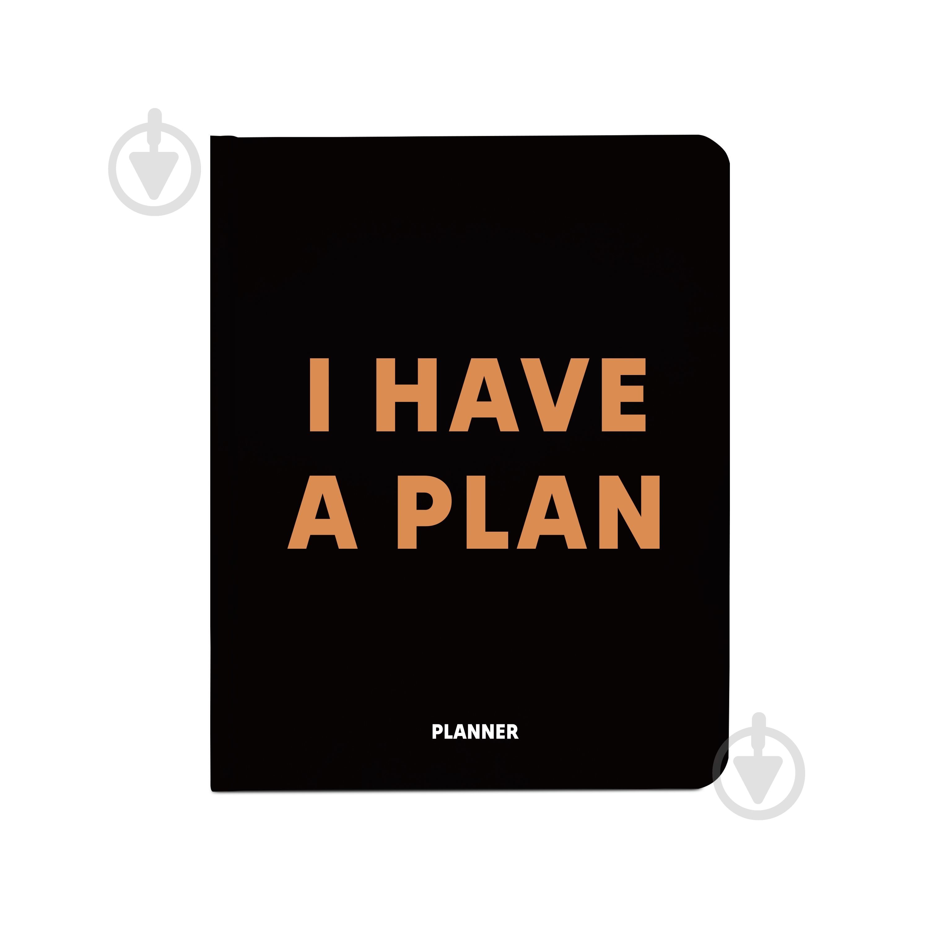 Планер I HAVE A PLAN чорний Orner - фото 1