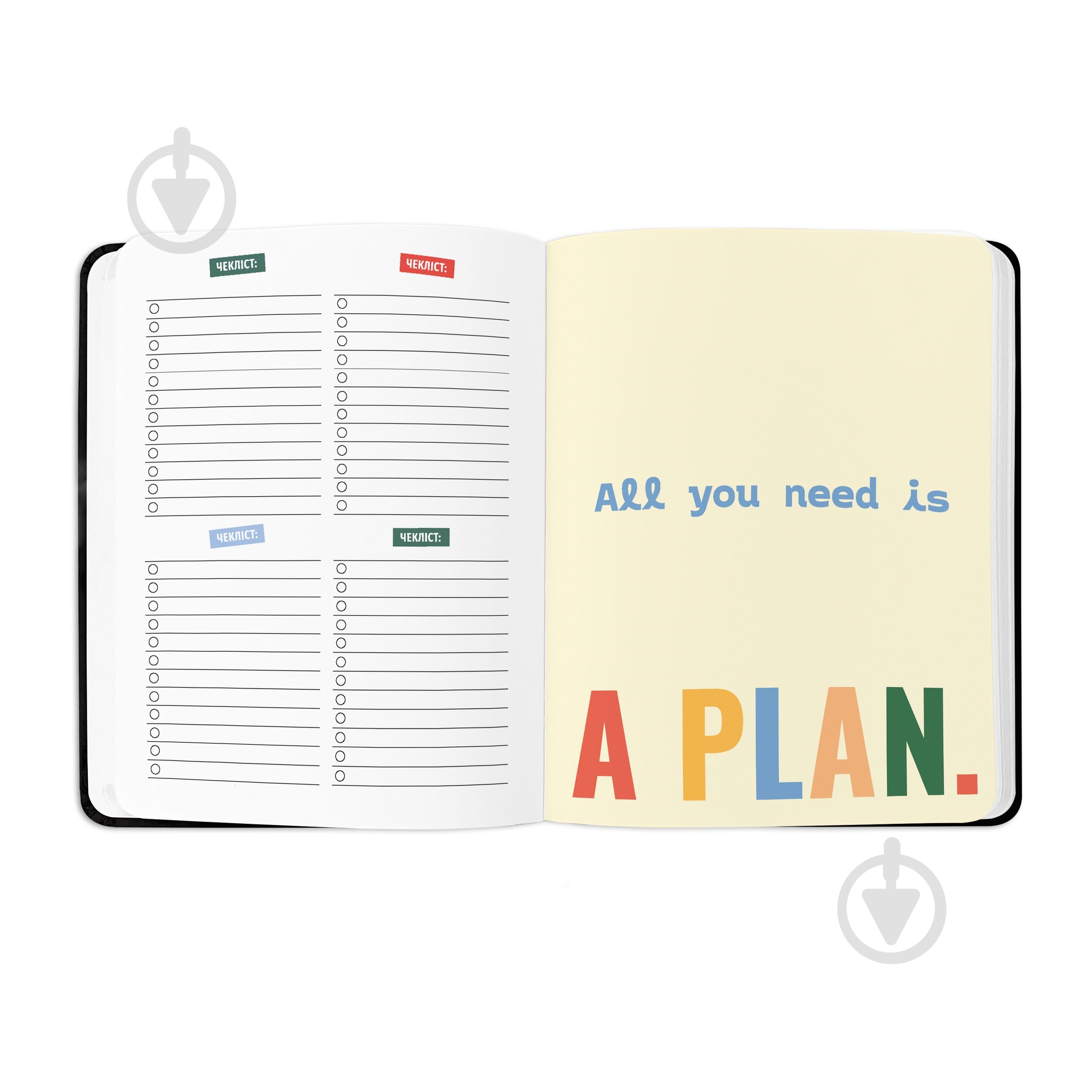 Планер I HAVE A PLAN чорний Orner - фото 10
