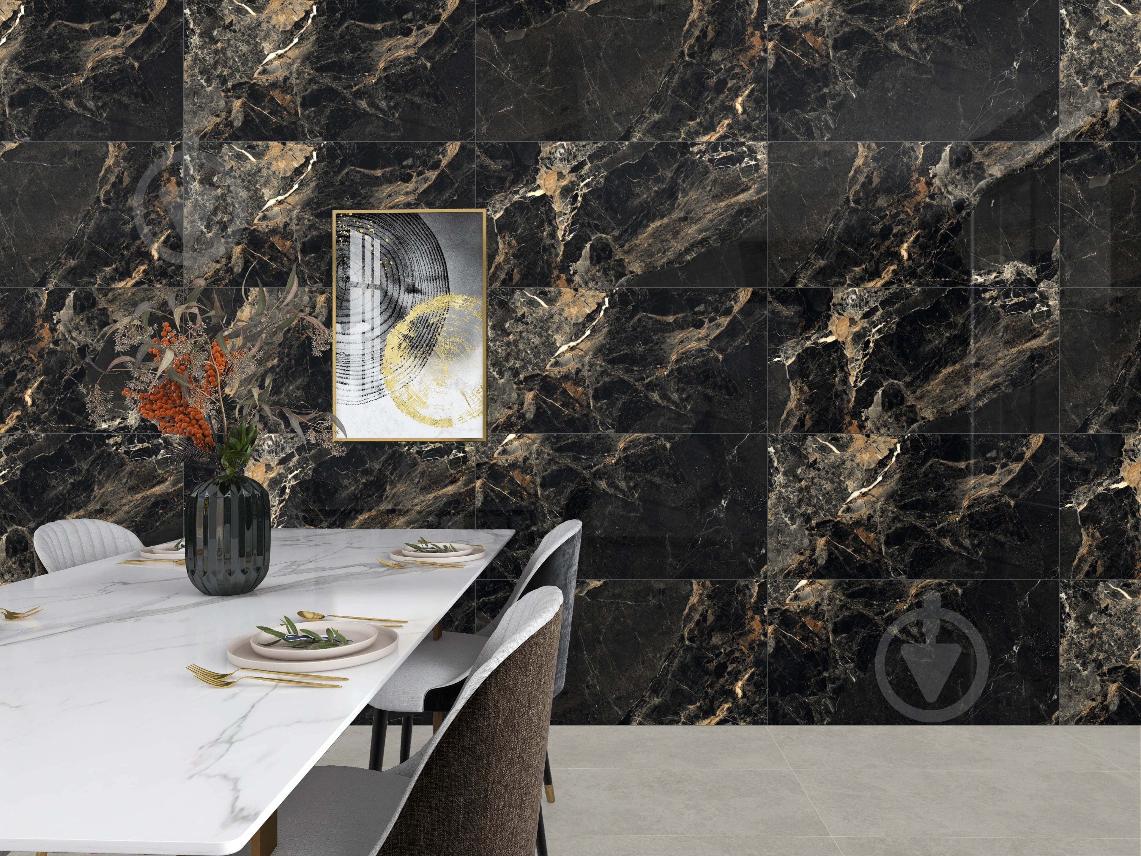 Плитка Articer Tiles Element black high glossy 60x120 см - фото 8 Плитка Articer Tiles Element black high glossy 60x120 см - фото 8