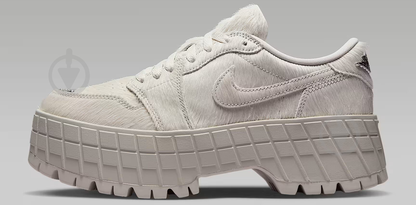 Кроссовки женские демисезонные Jordan W AIR 1 BROOKLYN LOW IB7210-001 р.36,5 светло-серые - фото 1