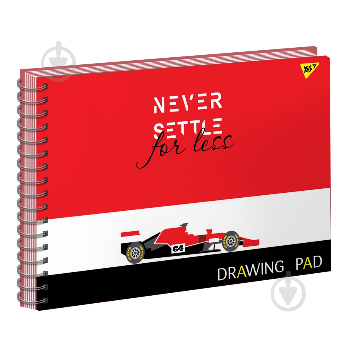 Набор альбомов для рисования Never Settle А4 20 листов 3 шт. на спирали 130445 YES - фото 1 Набор альбомов для рисования Never Settle А4 20 листов 3 шт. на спирали 130445 YES - фото 1