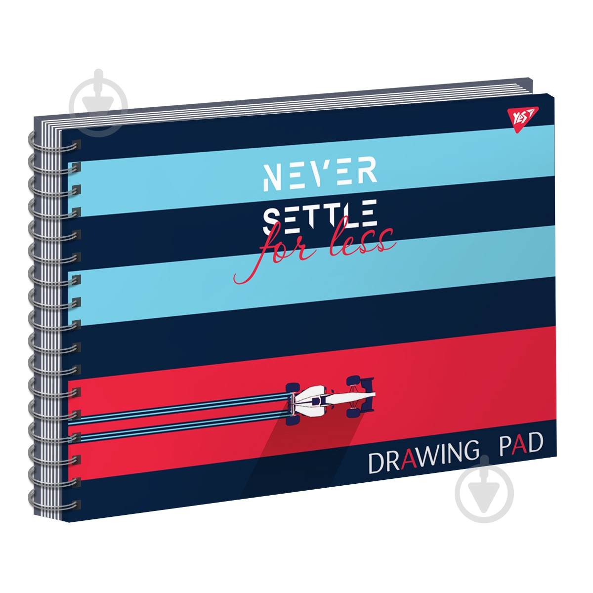 Набор альбомов для рисования Never Settle А4 20 листов 3 шт. на спирали 130445 YES - фото 2 Набор альбомов для рисования Never Settle А4 20 листов 3 шт. на спирали 130445 YES - фото 2