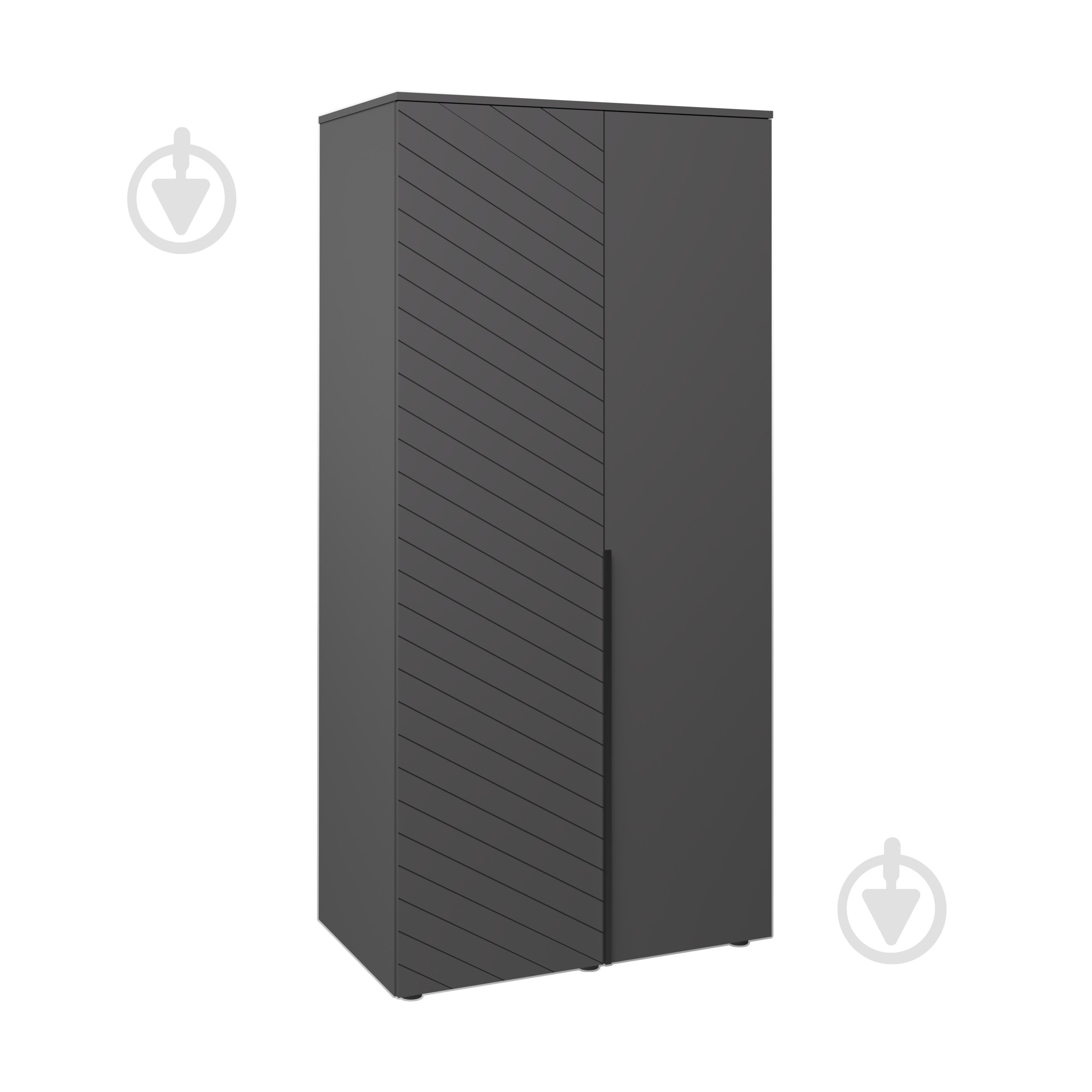 Шафа Вісент Шайн 2дв графіт - фото 1