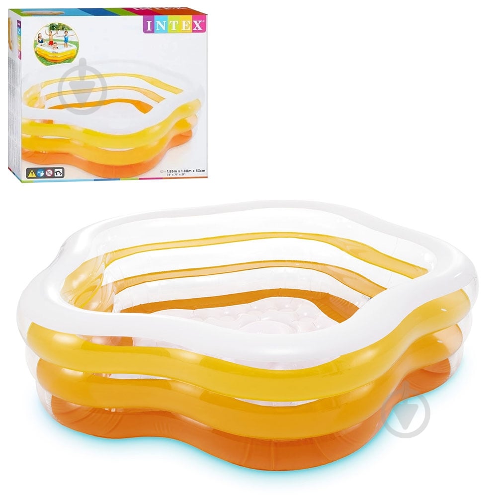 Басейн надувний Intex 56495 Літні фарби_Зірка - фото 1
