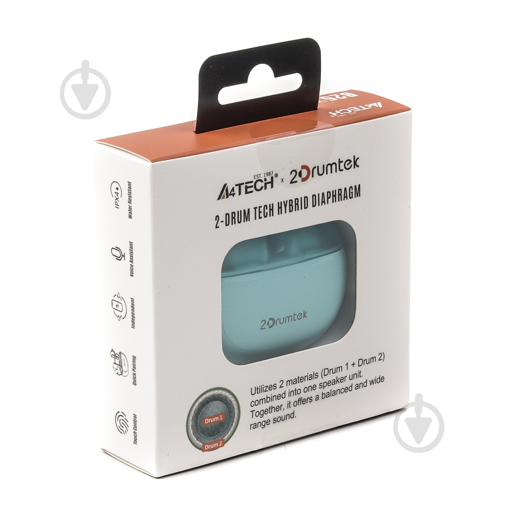 Гарнітура A4Tech 2Drumtek blue (B25 (Icy Blue)) - фото 6