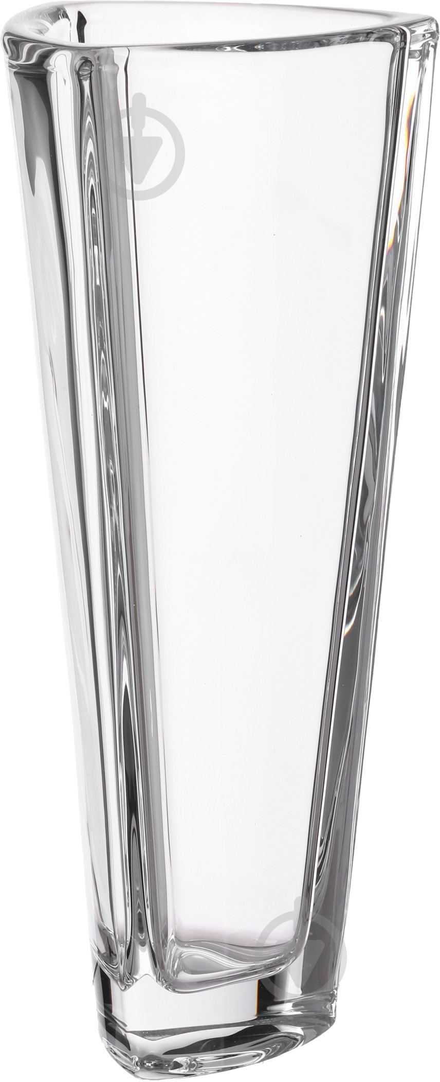 Ваза стеклянная Bohemia Triangle 33 см 33 см прозрачная TRIANGLE 8K717/0/00000/330 vas - фото 1