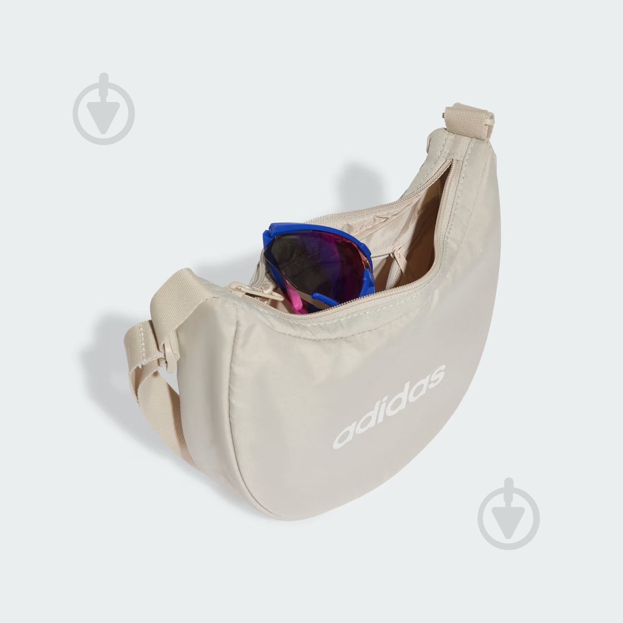 Сумка Adidas Linear Essentials Pouch JD1789 2,25 л бежевый - фото 3