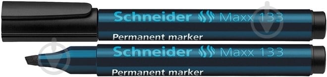 Маркер перманентный Schneider 1-4 мм черный S113301 - фото 1