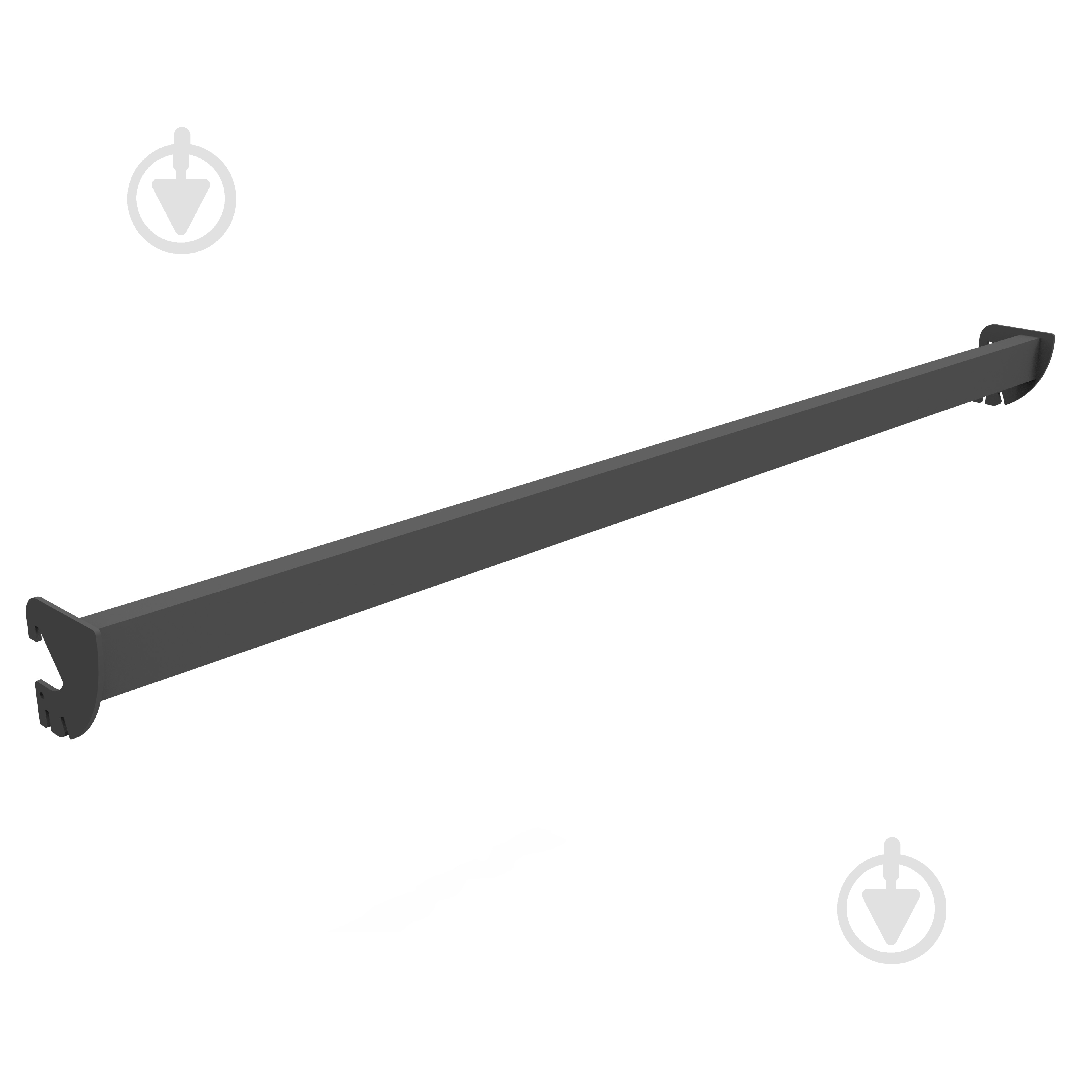 Держатель держателей тремпеля 600 антрацит - фото 1