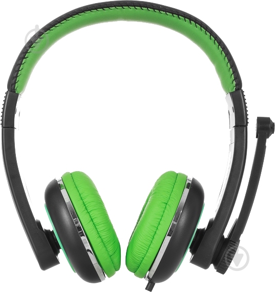 Гарнитура Ergo VM-280 black/green - фото 2 Гарнитура Ergo VM-280 black/green - фото 2