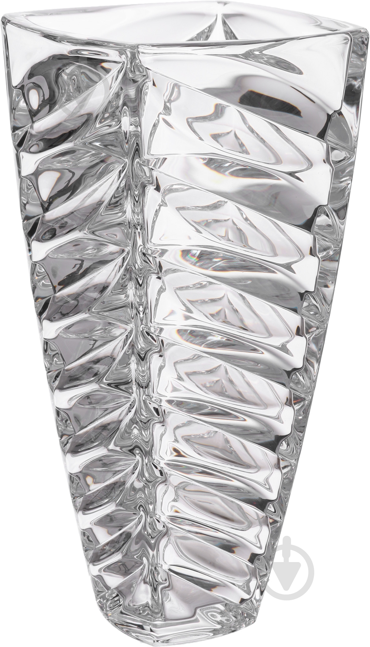 Ваза скляна Bohemia Florale 28 см 28 см прозора FLORALE 8KA88/0/99E50/280 vase - фото 1 Ваза скляна Bohemia Florale 28 см 28 см прозора FLORALE 8KA88/0/99E50/280 vase - фото 1