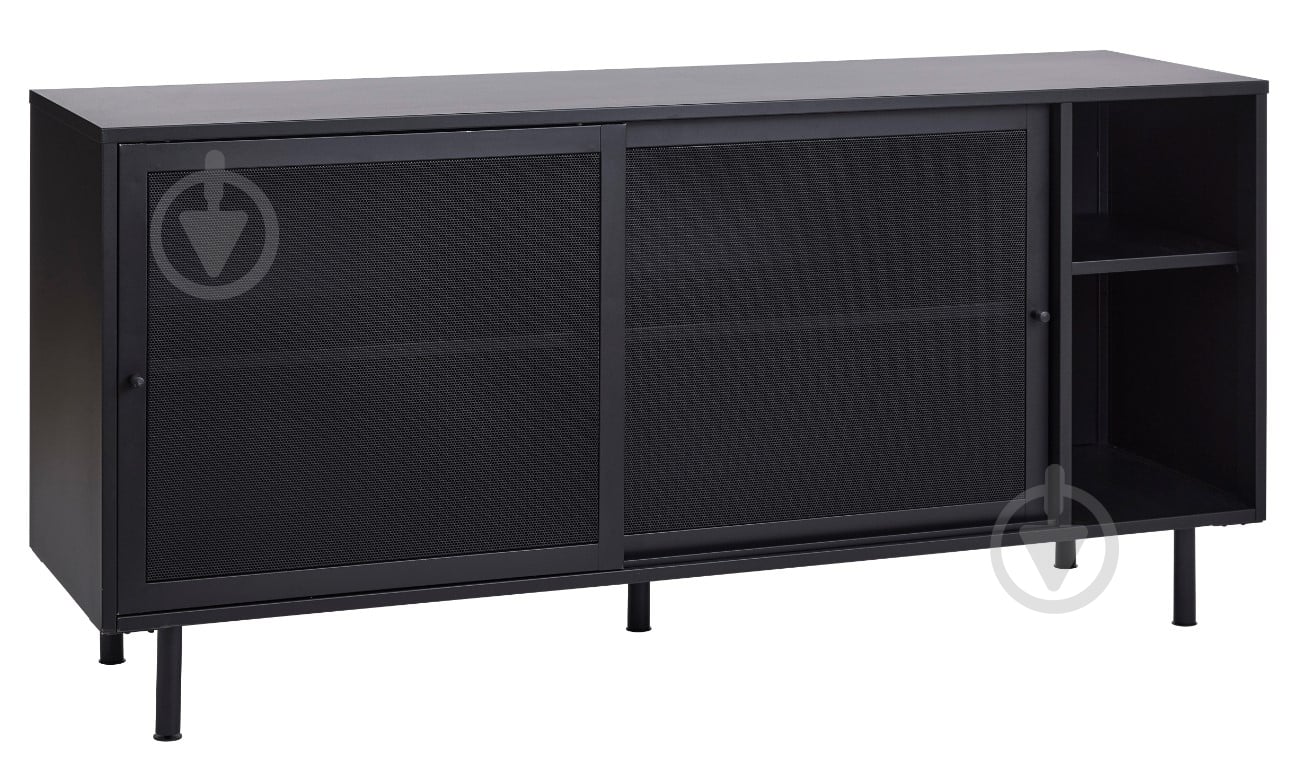 Буфет Unique Furniture VEEP 2д 750х1600х460 мм чорний (50220001) - фото 1