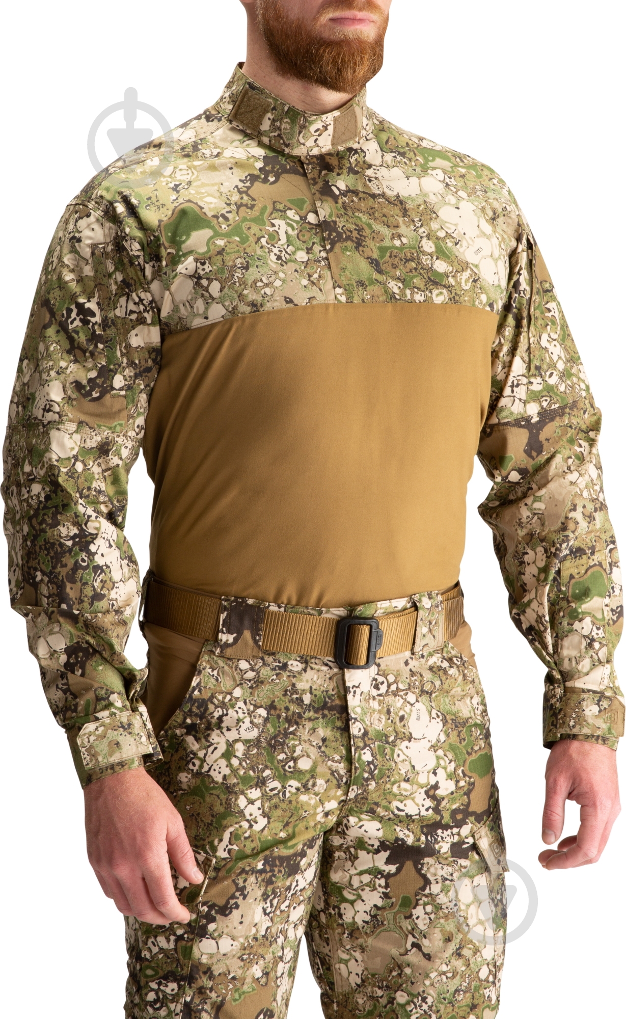 Рубашка 5.11 Tactical тактическая под бронежилет "GEO7™ STRYKE TDU® RAPID SHIRT" (Terrain) р.XXXL - фото 2