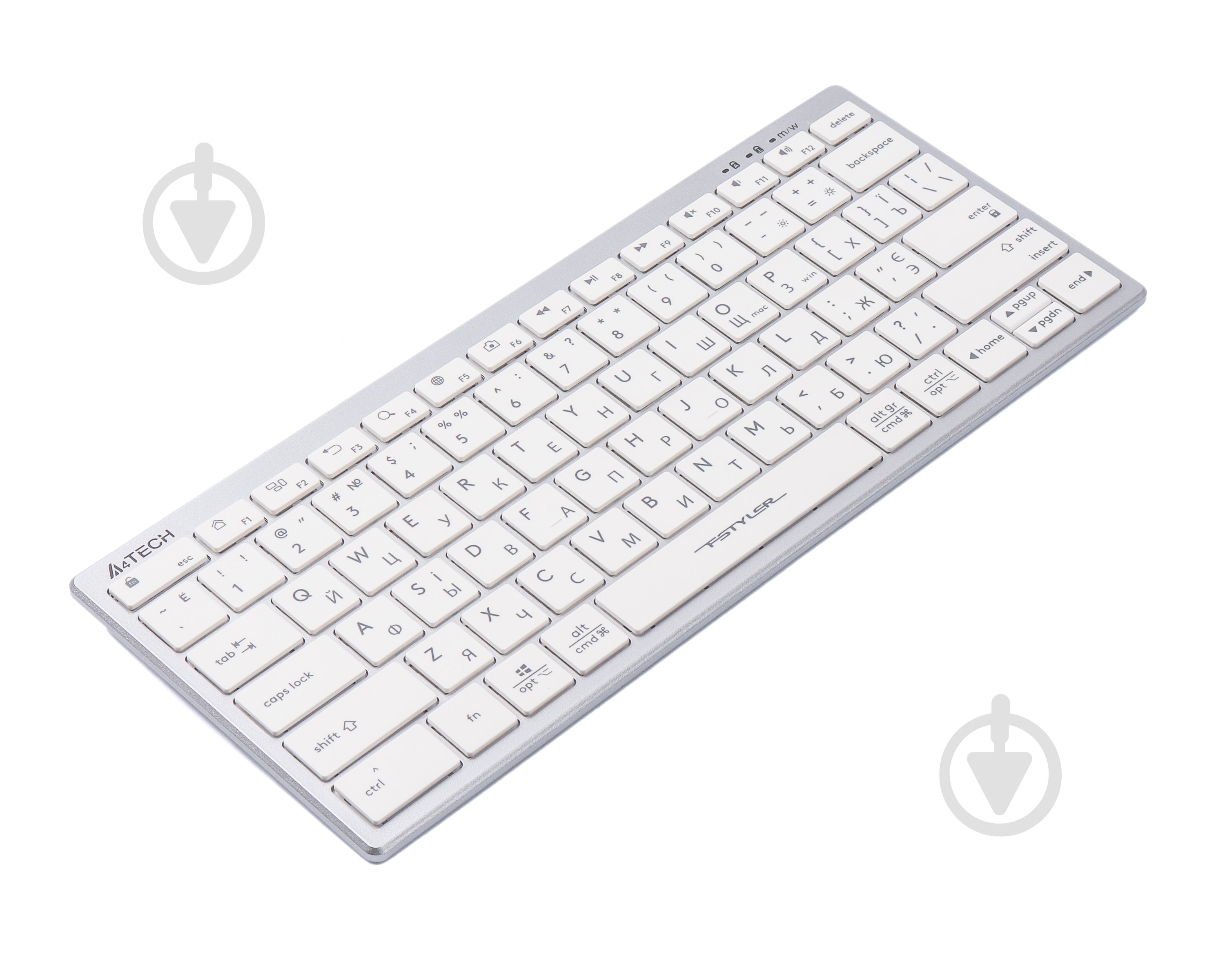 Клавиатура A4Tech (FX51 USB (White)) с ножничный механизмом Fstyler - фото 1 Клавиатура A4Tech (FX51 USB (White)) с ножничный механизмом Fstyler - фото 1
