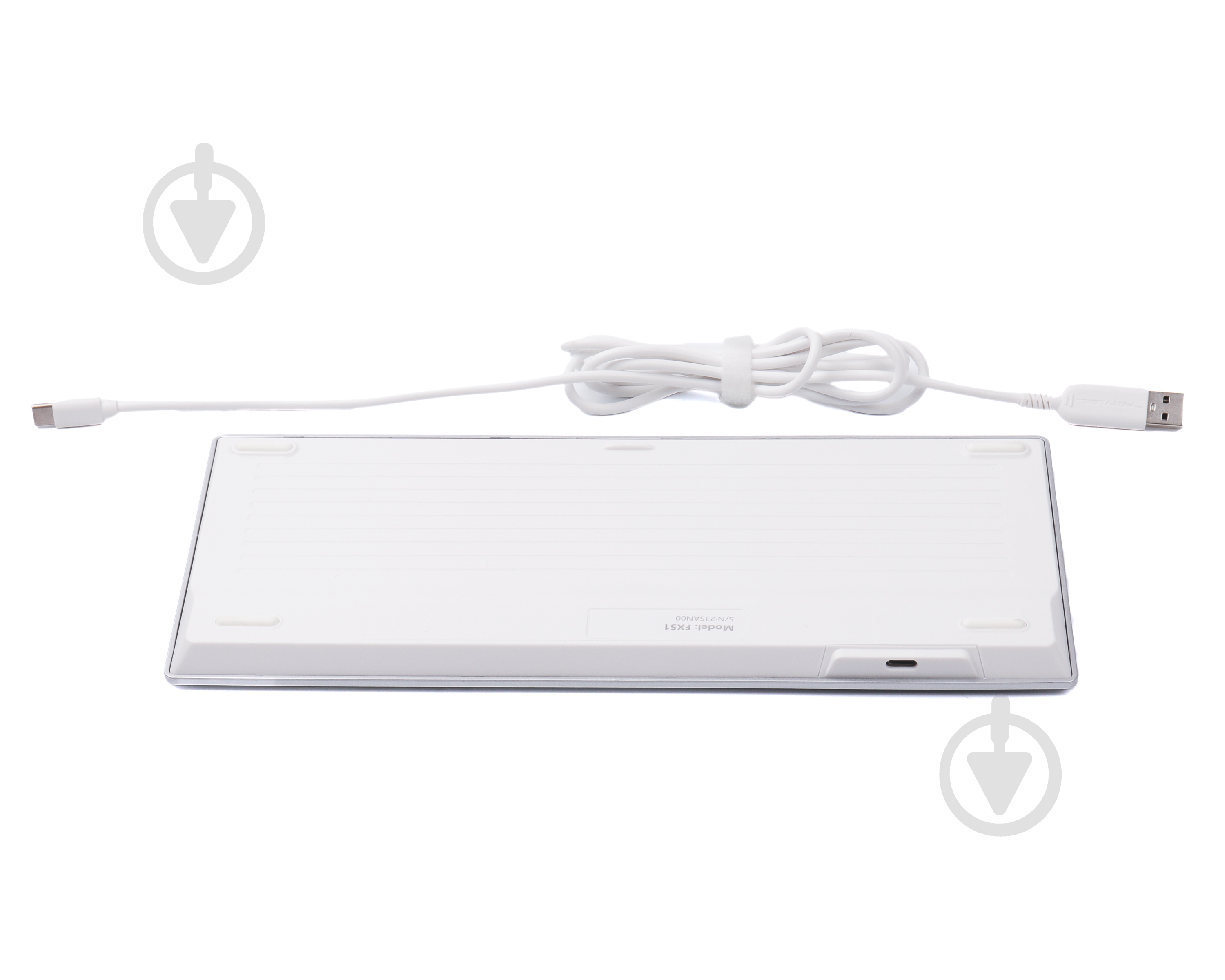 Клавиатура A4Tech (FX51 USB (White)) с ножничный механизмом Fstyler - фото 4 Клавиатура A4Tech (FX51 USB (White)) с ножничный механизмом Fstyler - фото 4
