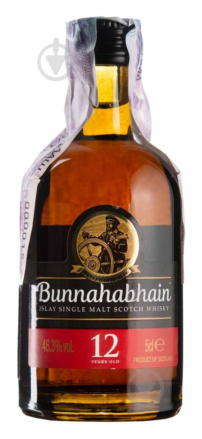 Віскі Bunnahabhain 12yo 462% 0,05 л - фото 1 Віскі Bunnahabhain 12yo 462% 0,05 л - фото 1