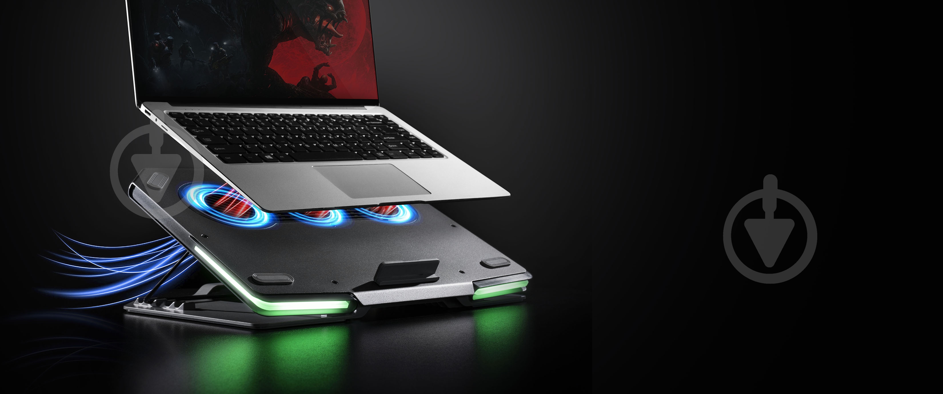 Подставка для ноутбука GamePro (CP1540) - фото 12 Подставка для ноутбука GamePro (CP1540) - фото 12