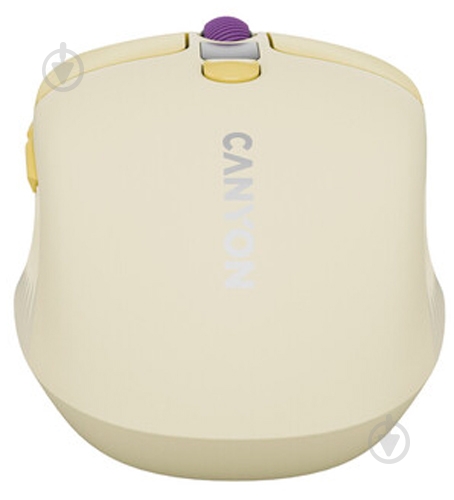 Миша Canyon MW-26 LCD Silent Dual mode yellow (CNS-CMSW26Y) - фото 6 Миша Canyon MW-26 LCD Silent Dual mode yellow (CNS-CMSW26Y) - фото 6