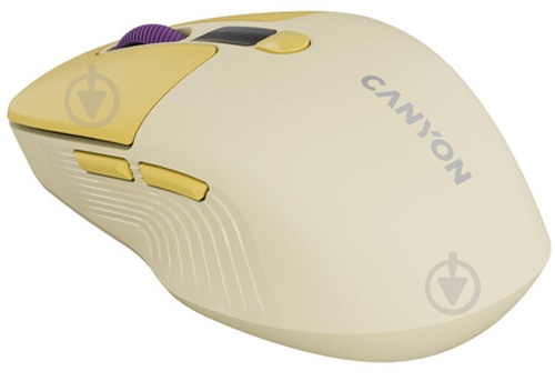 Миша Canyon MW-26 LCD Silent Dual mode yellow (CNS-CMSW26Y) - фото 7 Миша Canyon MW-26 LCD Silent Dual mode yellow (CNS-CMSW26Y) - фото 7