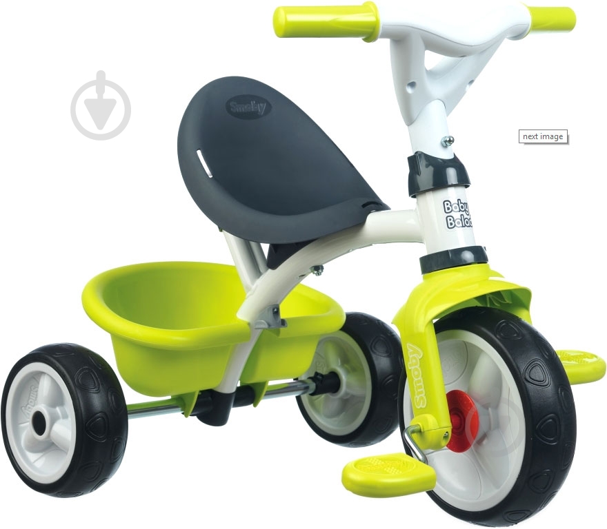 Велосипед детский Smoby Baby Balade зеленый 741100 - фото 2 Велосипед детский Smoby Baby Balade зеленый 741100 - фото 2