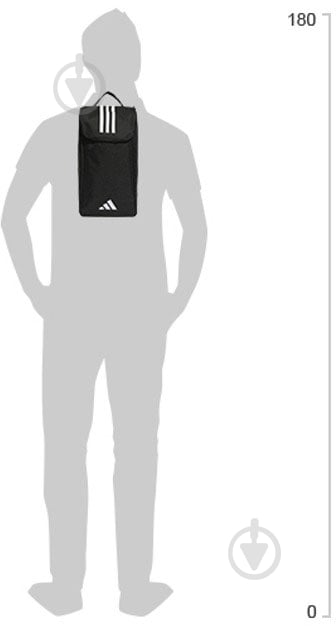 Сумка Adidas TIRO L SHOEBAG HS9767 чорний - фото 7