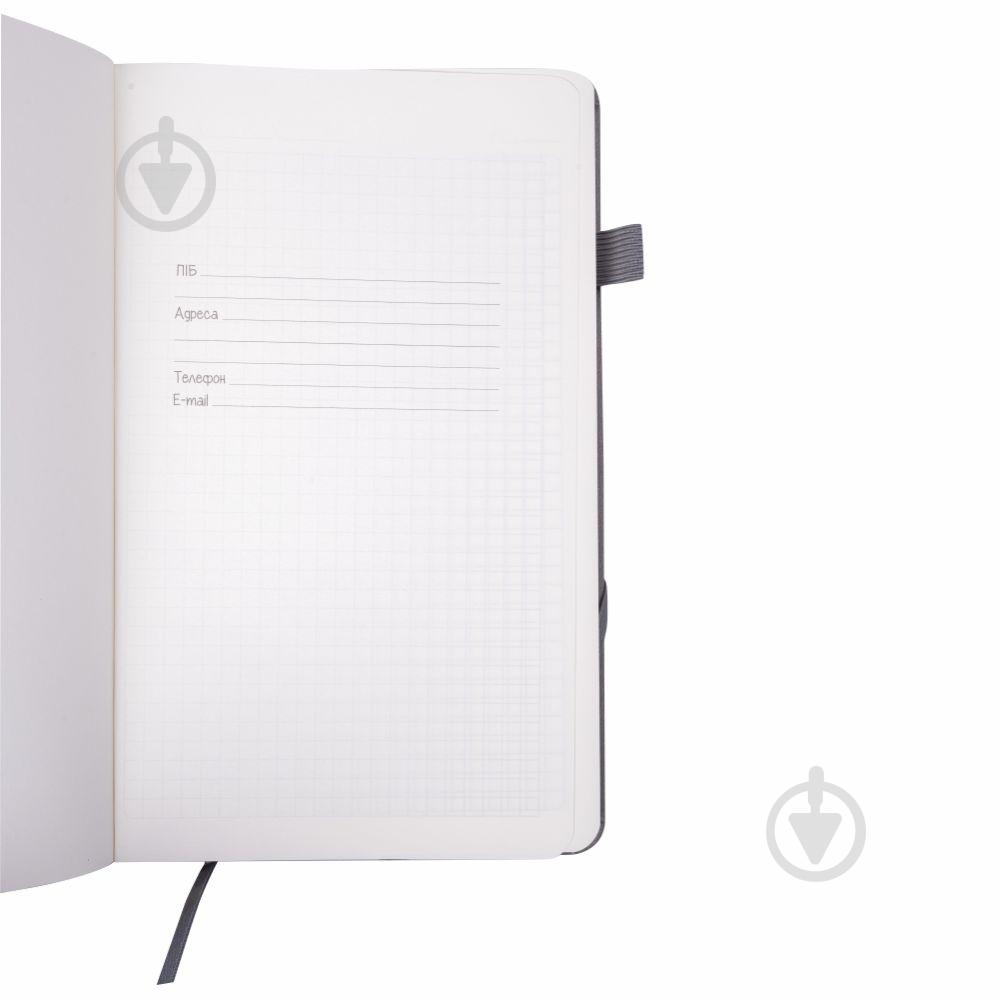 Блокнот Berganote Hard А5 серый (50040138-07) - фото 4