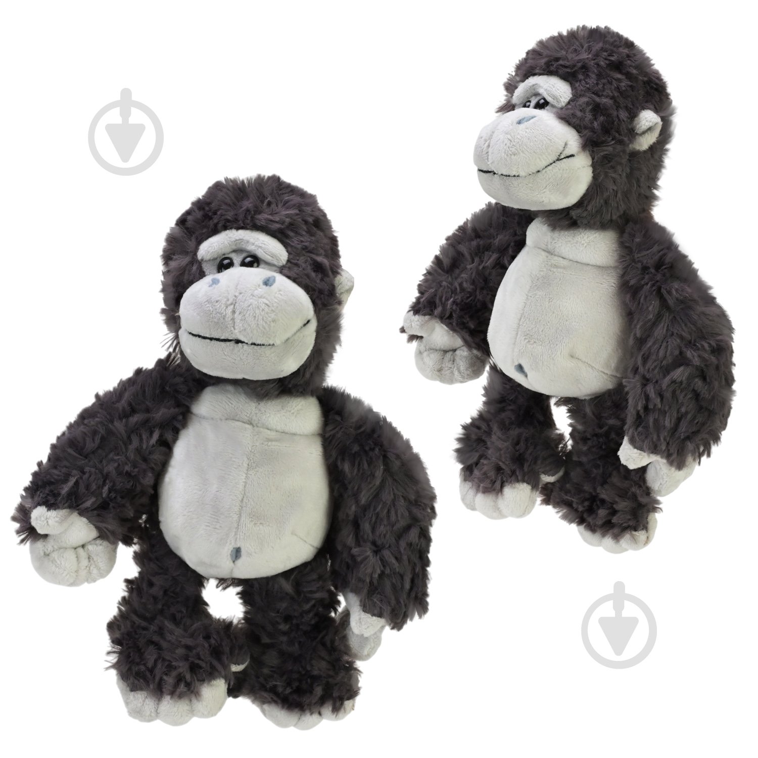 Мягкая игрушка Shantou Горилла темно-серый E8209 - фото 1 Мягкая игрушка Shantou Горилла темно-серый E8209 - фото 1