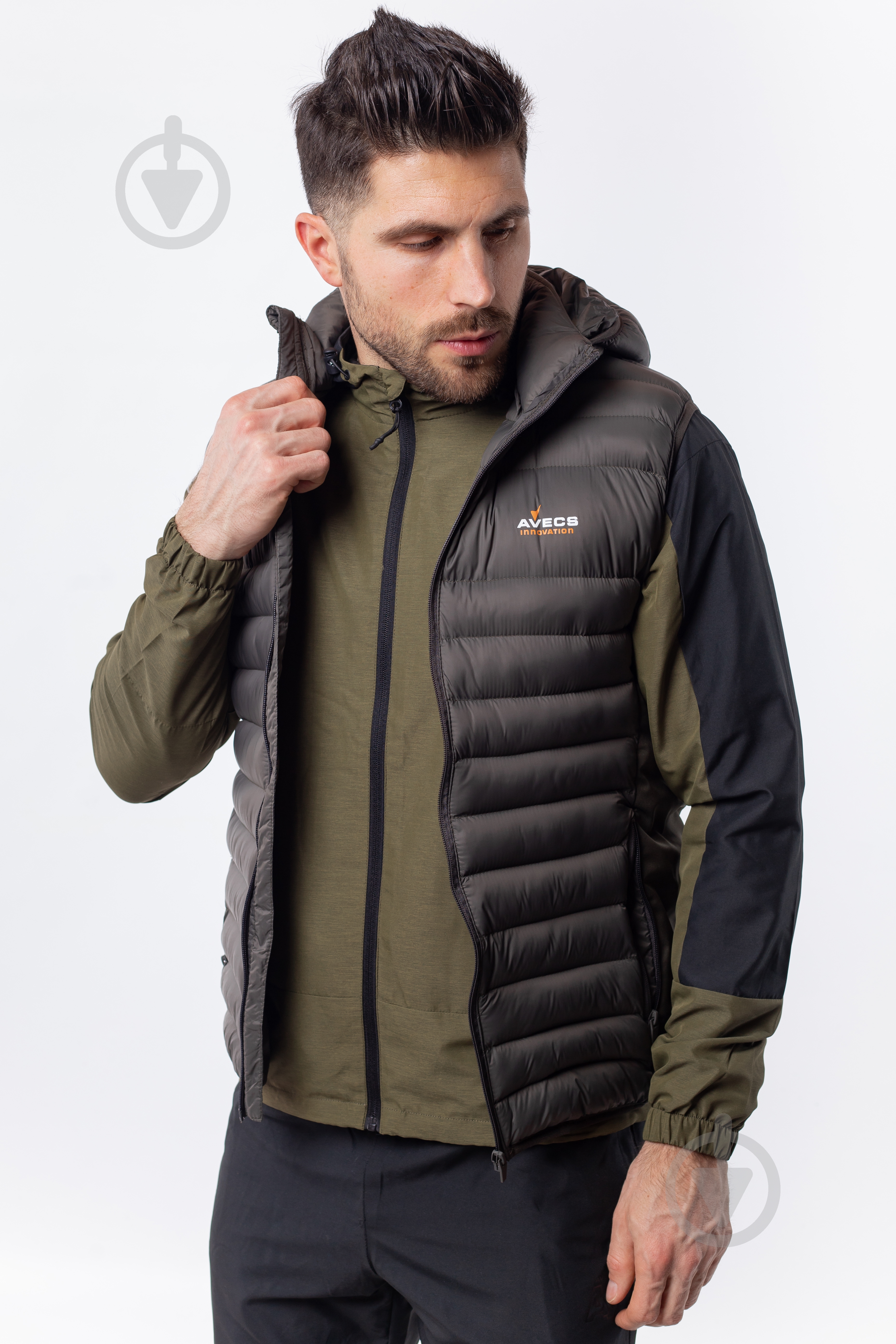 Жилет Avecs AV-50195B/2 р.3XL серый - фото 4