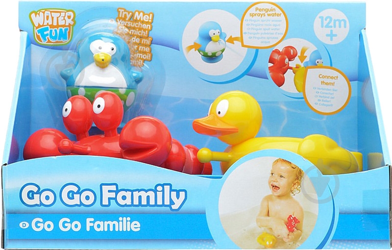 Игрушка для ванны Water Fun Веселые друзья 23145 - фото 2