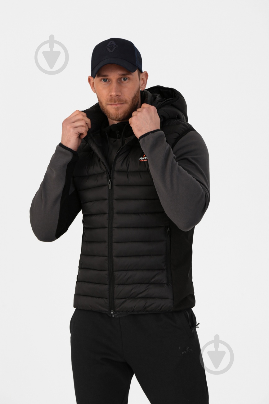 Жилет Avecs AV-50195B/1 р.4XL черный - фото 1