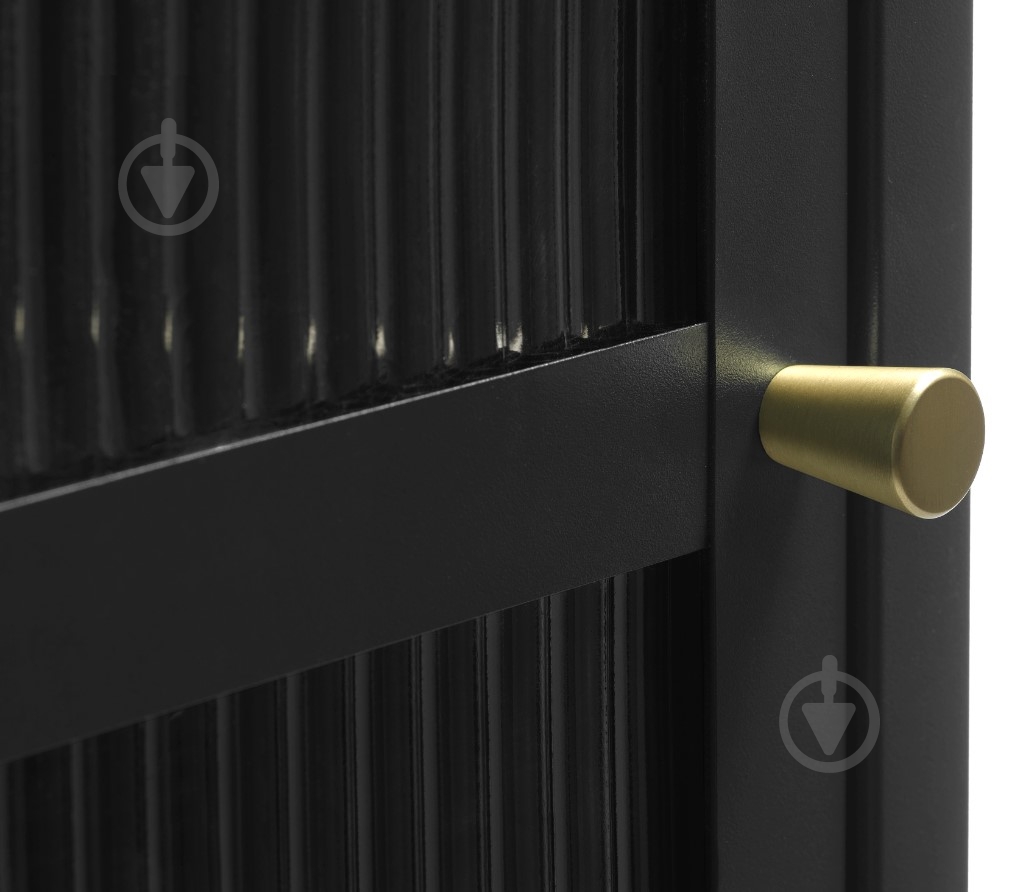 Витрина Unique Furniture BRONCO 1д 1600х580х400 мм черный / золотой (44600600) - фото 4 Витрина Unique Furniture BRONCO 1д 1600х580х400 мм черный / золотой (44600600) - фото 4