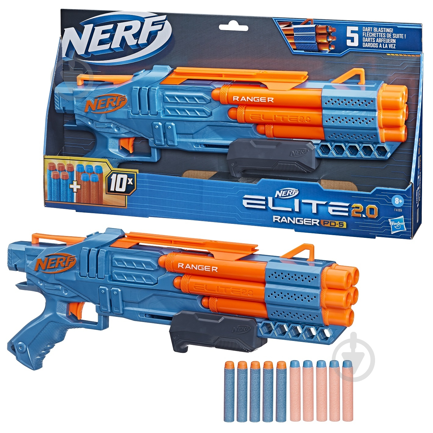 Бластер Nerf Ренджер серия Нерф Элит 2.0 F4186 - фото 1