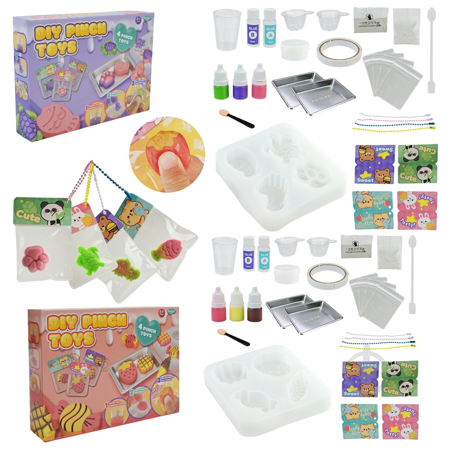 Іграшковий набір для творчості Shantou 708B-68/69 - фото 1 Іграшковий набір для творчості Shantou 708B-68/69 - фото 1