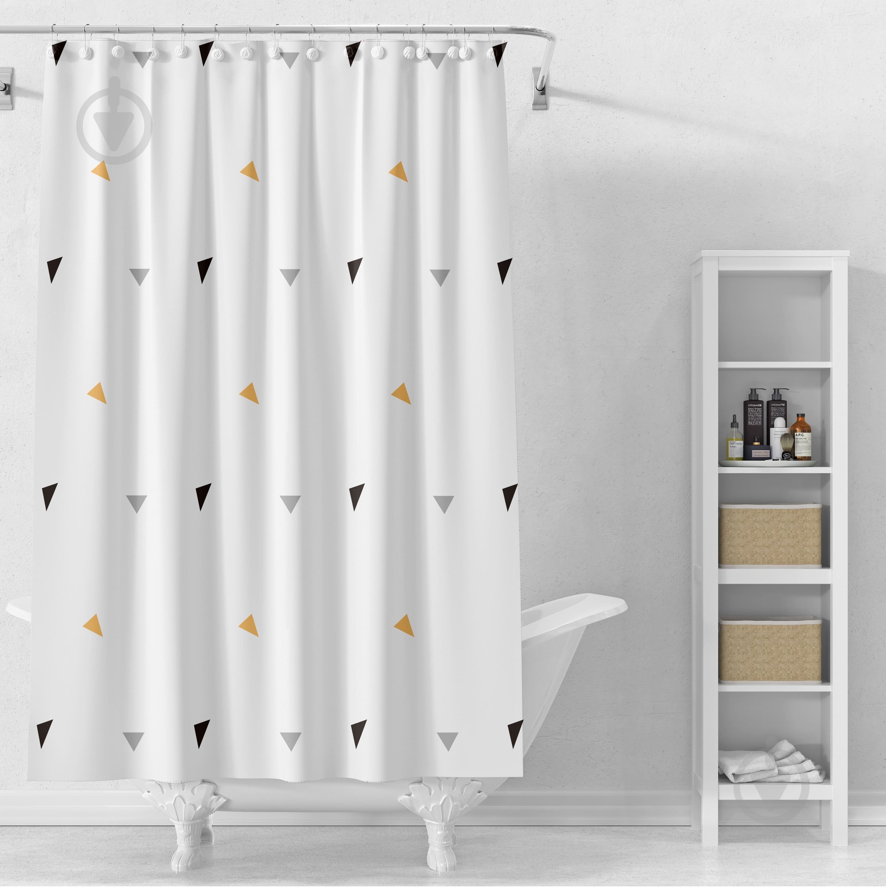 Шторка для ванны Rapal Melody 180х180 см - фото 1