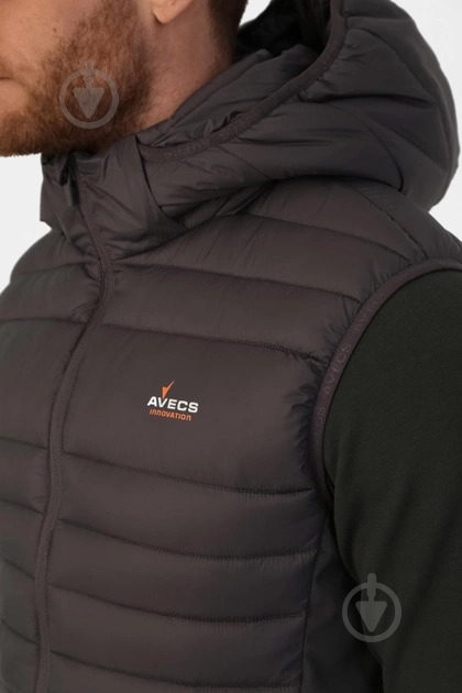 Жилет Avecs 13224 р.2XL серый - фото 4 Жилет Avecs 13224 р.2XL серый - фото 4