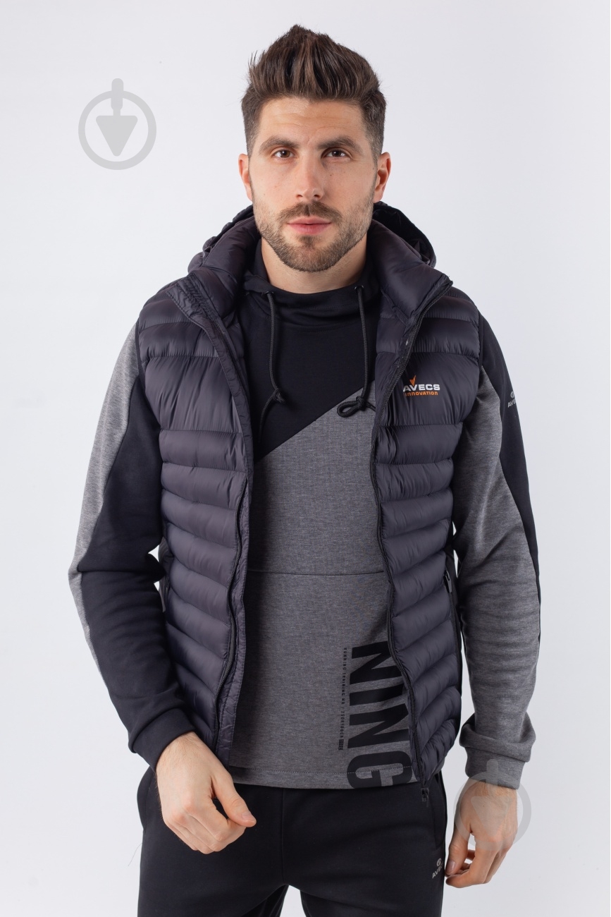 Жилет Avecs AV-50195/1 р.2XL чорний - фото 4 Жилет Avecs AV-50195/1 р.2XL чорний - фото 4