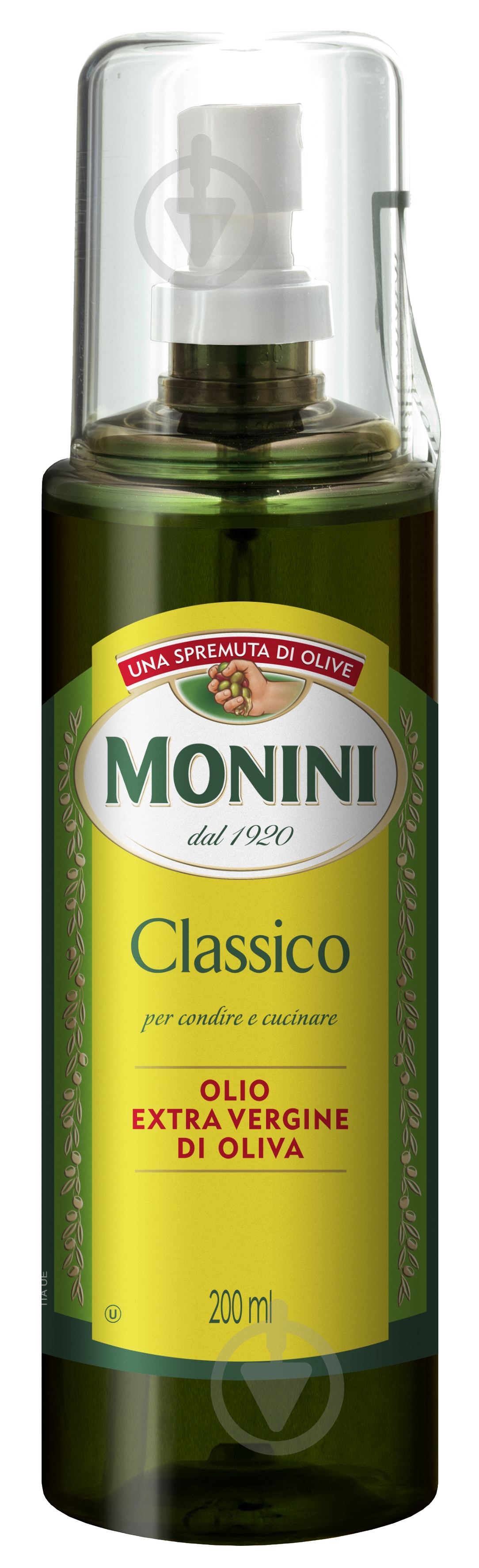 Масло оливковое Monini Extra Virgin Classico спрей 200 мл - фото 1 Масло оливковое Monini Extra Virgin Classico спрей 200 мл - фото 1