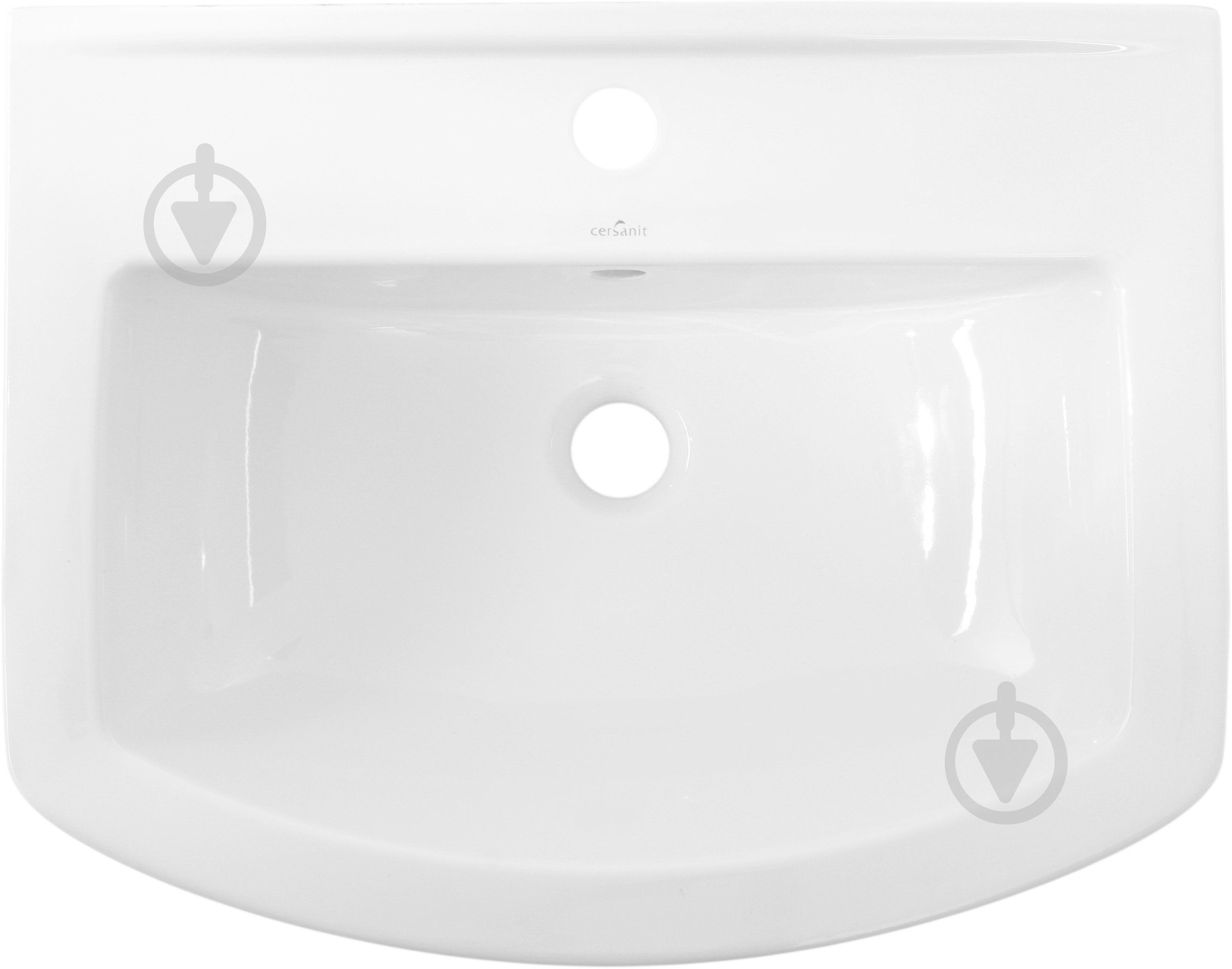 Умивальник  CERSANIT Olimpia 55 з отвором - фото 2