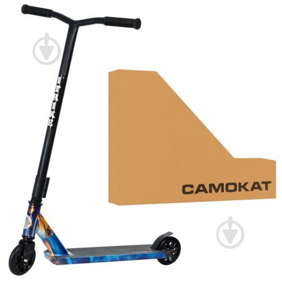 Самокат iTrike черно-синий SR2-067-3-WP4 - фото 2