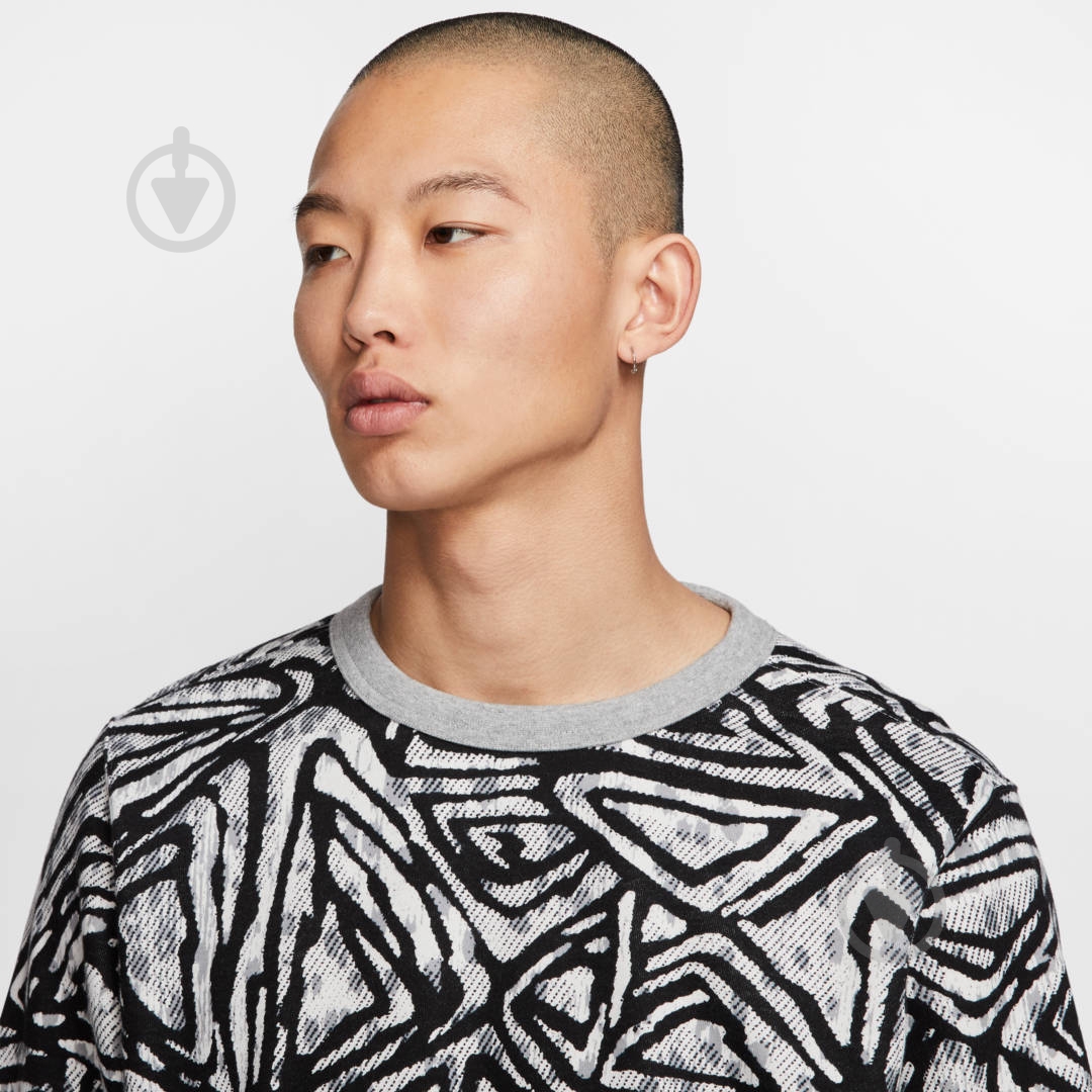 Світшот Nike M NK SB CREW AOP BV8348-010 р. XS чорний - фото 6