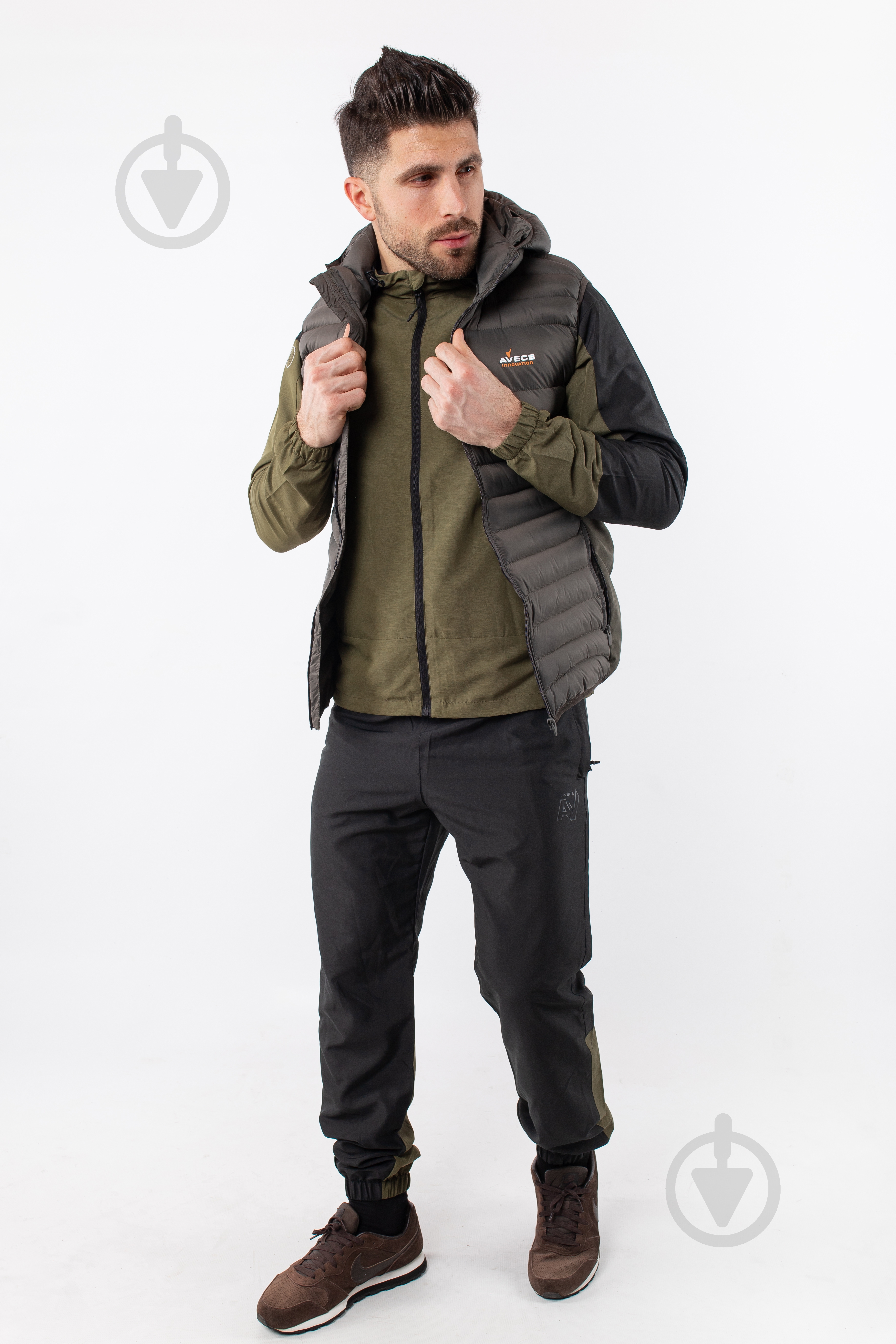 Жилет Avecs AV-50195B/2 р.5XL серый - фото 5 Жилет Avecs AV-50195B/2 р.5XL серый - фото 5