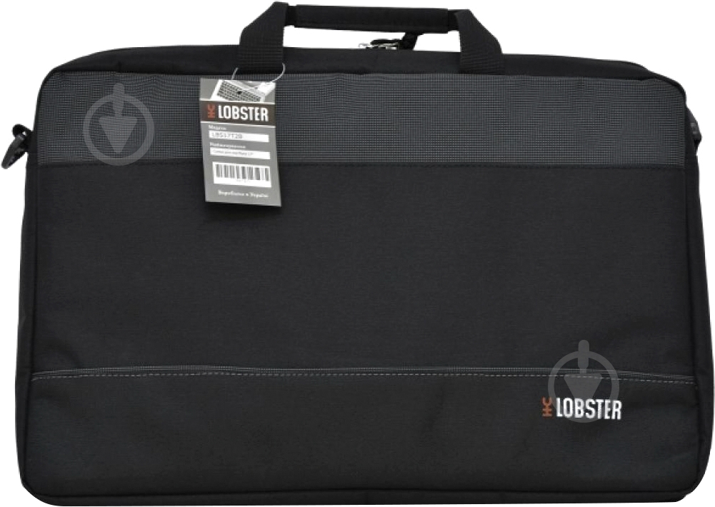 Сумка Lobster 15.6" black/grey (LBS15T2BP) - фото 1